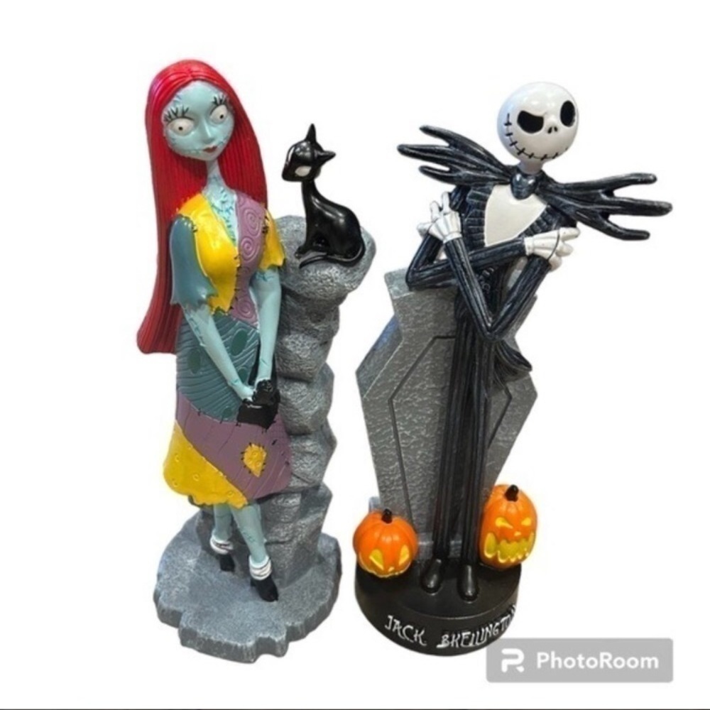 Jack Skellington & Sally Resin Figures NEW Nightmare Before Christmas Halloween